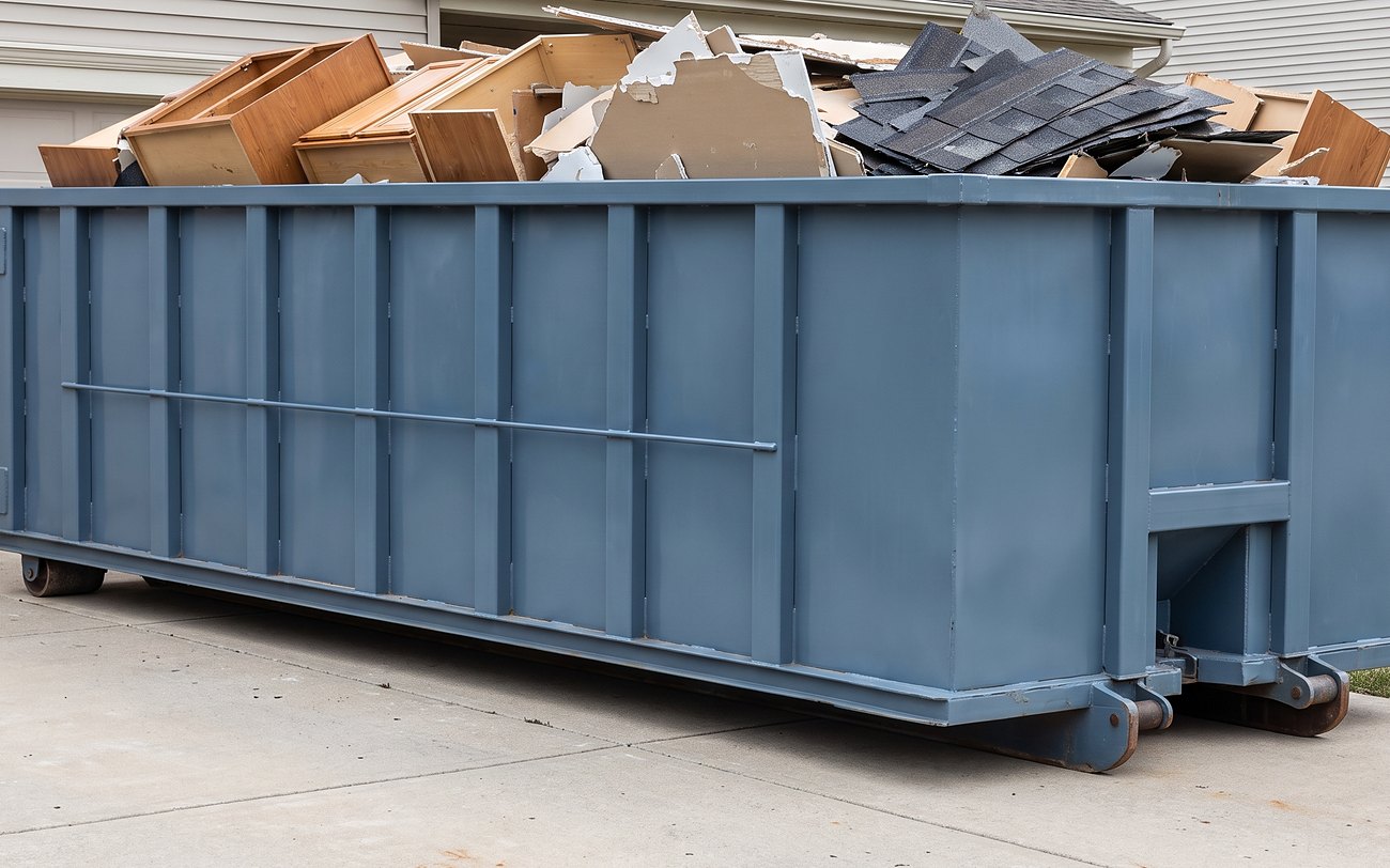 14-yard roll-off bin